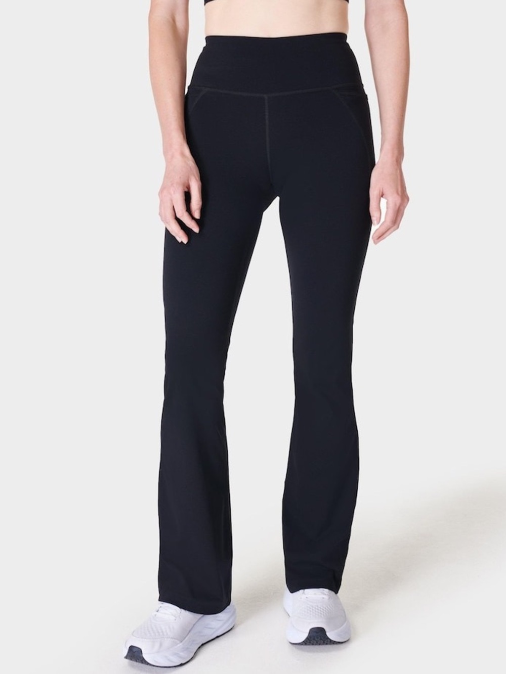 Sweaty Betty Black Flared Yoga Leggings